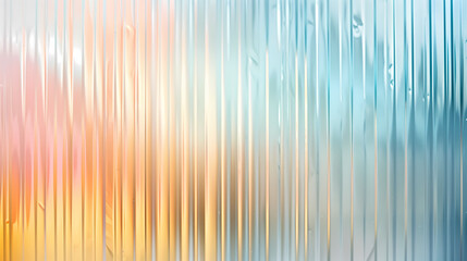 Reeded glass effect minimalist abstract background.