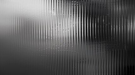 Reeded glass effect minimalist abstract background.