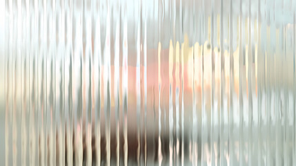 Reeded glass effect minimalist abstract background.