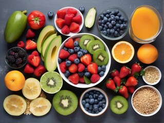 fruits and berries