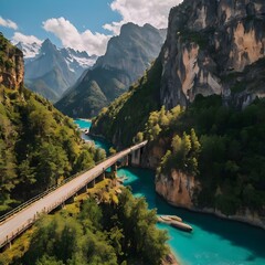 bridge over the river