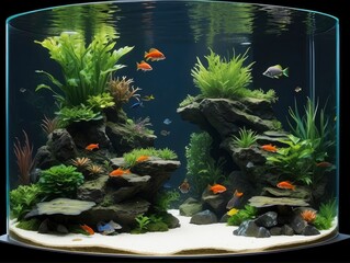 aquarium with fishes