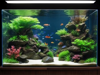 aquarium with fishes