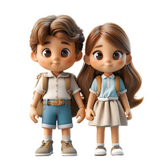 two little children