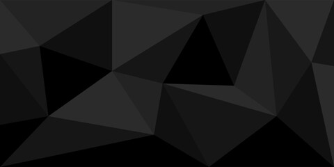 Obraz premium elegant black triangle polygon pattern background