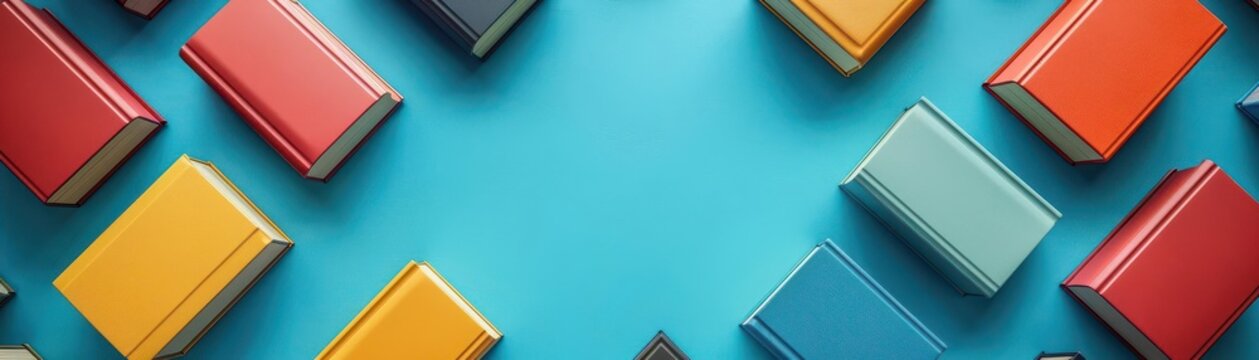 Islamic studies session flat design top view education in Islam concept animation complementary color scheme