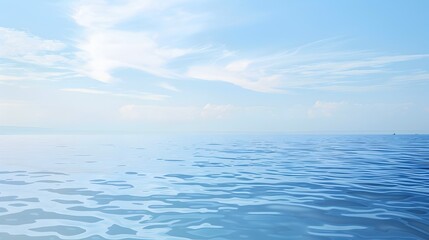 Obraz premium Boundless Serenity Vast Expansive Ocean Horizon and Ethereal Sky Backdrop for Relaxation Meditation and Contemplation