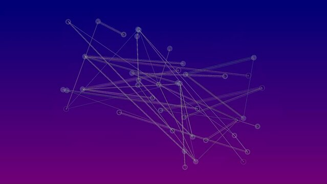 Topology pattern with lines for business presentations or modern art and technology