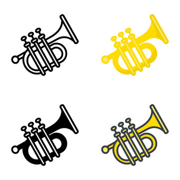 The Mellophone icon represents a brass instrument used in marching bands for mid-range, mellow tones.