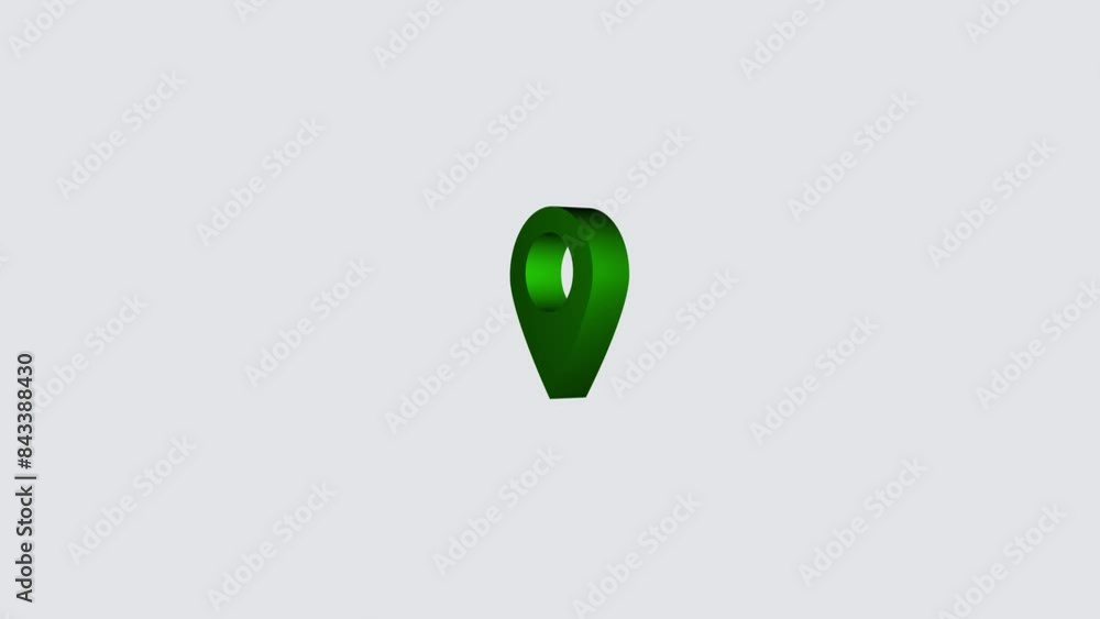 Poster location map pin pointer on gps map tracker animation.