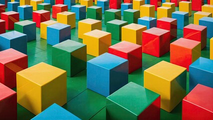 Obraz premium shapes, Generative AI, 