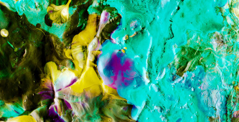 Ink Symphony: Embracing the Mystical Aura of Liquid Art in Oil
