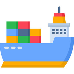 Cargo Ship Icon