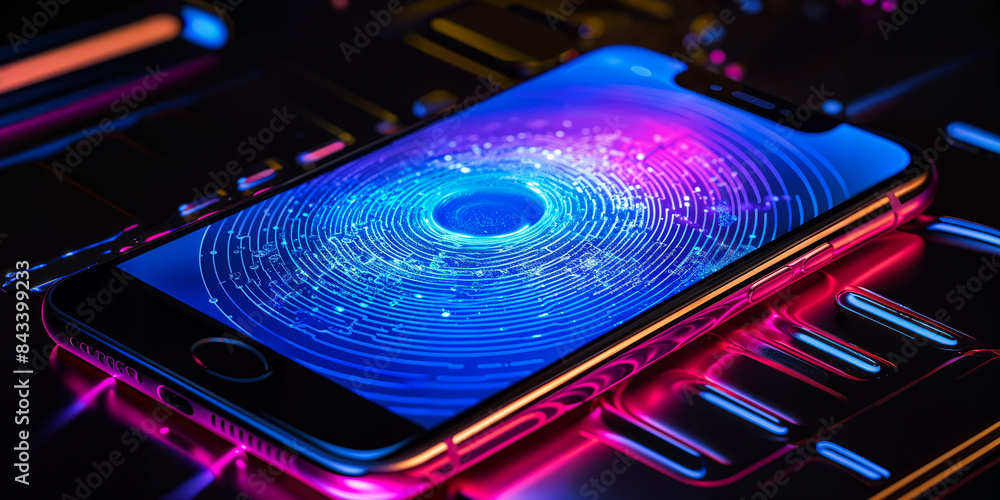 Poster fortress of privacy: mobile smartphone with biometric and two-factor authentication
