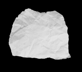 Obraz premium Pieces of torn paper on black. Copy space