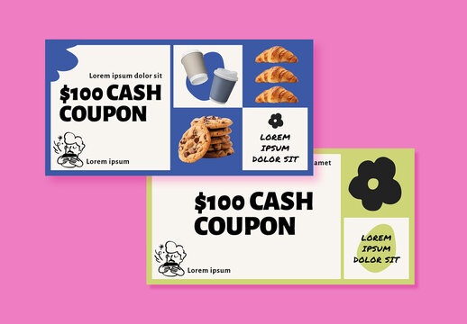 Food Coupon Template With Generative AI