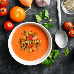 Tomato Gazpacho soup