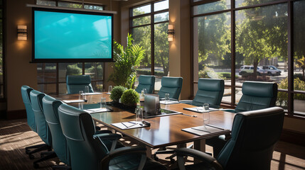 Professional Conference Room with State-of-the-Art Audio-Visual Equipment