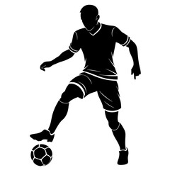 football player silhouette