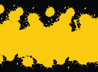 Black and yellow abstract grunge background