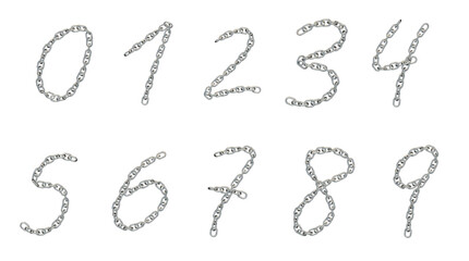 Chain number cut out
