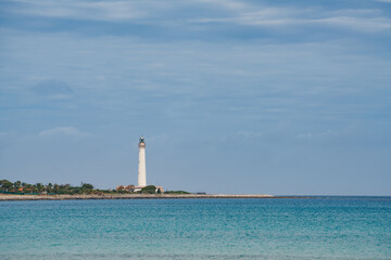 Summer view of San Vito lo Capo beach, north-western Sicily, Italy, Europe
