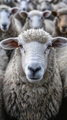 Fototapeta premium Generate a Year of the Sheep, Celebrating Sheep HD Photography