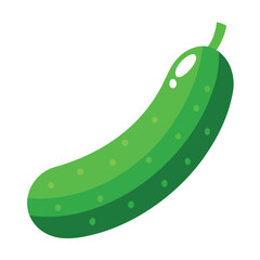cucumbers vegetable vector art illustration