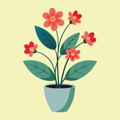 A plant with pink flowers