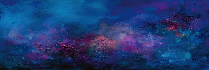 Abstract Watercolor Inspired By The Cosmos, In Cosmic Purples And Blues, Evoking Wonder And Infinity , HD Wallpapers, Background Image