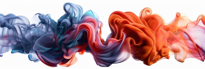 Abstract Watercolor Swirls And Waves, In Vibrant Hues, Creating A Lively And Dynamic Visual Effect , HD Wallpapers, Background Image