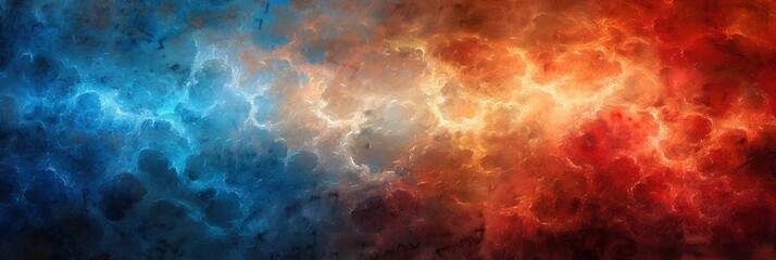 Fototapeta premium Abstract Watercolor With Dynamic Layers, In Vibrant Reds And Blues, Creating A Lively And Complex Visual Effect , HD Wallpapers, Background Image