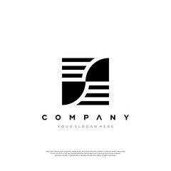 Elegant Geometric SE Logo