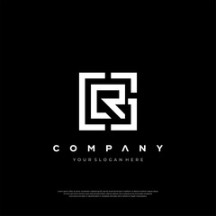 Obraz premium Geometric Interlace Logo