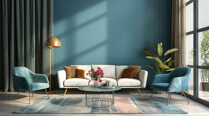 Cozy Scandinavian Living Room