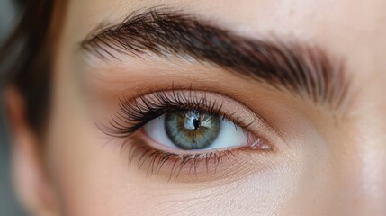 Fototapeta premium Closeup of beauty lady eye