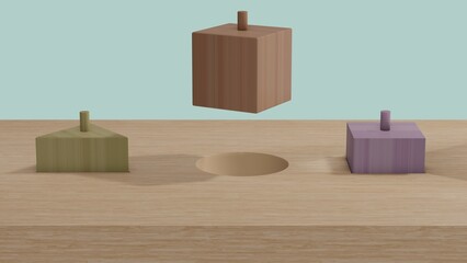 You can't fit a square peg into a round hole
