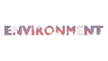 ENVIRONMENT Abstract Pixel Glow: Modern Digital Typography