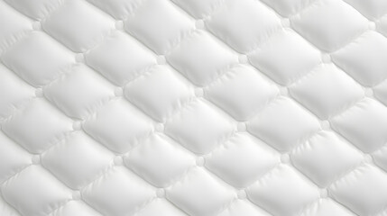 White fabric mattress texture top view background