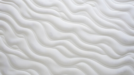 Obraz premium White fabric mattress texture top view background