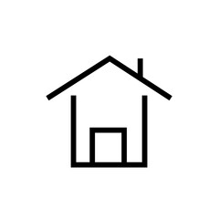 House Icon, Suitable for Real Estate and Home Decor Themes