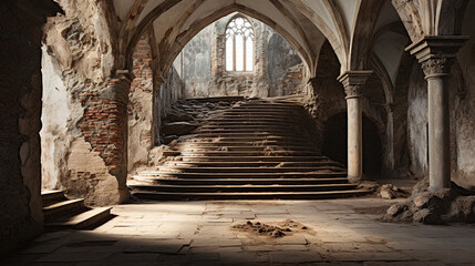 Cinematic Medieval Interior Photography
