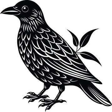 recommend clip art: bird on a branch