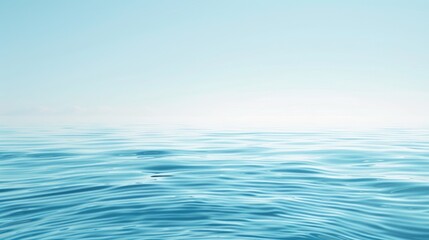 Naklejka premium Relaxing aqua blue background, soothing to the eyes, perfect for a serene atmosphere, with space for text below