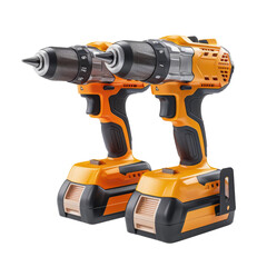 Versatile Cordless Impact Drills for Any Project Isolated On Transparent Background