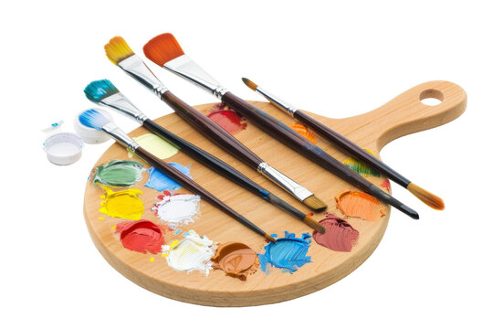 Creative Painting Kits for Couples' Artistic Endeavors Isolated On Transparent Background