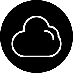 Cloud vector icon style