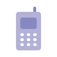 Beautifully designed icon of mobile phone in trendy style