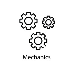 Mechanics vector icon