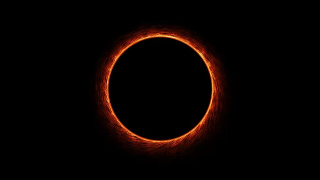 Sparkly portal animation effect shiny particles rotating magic circle fire